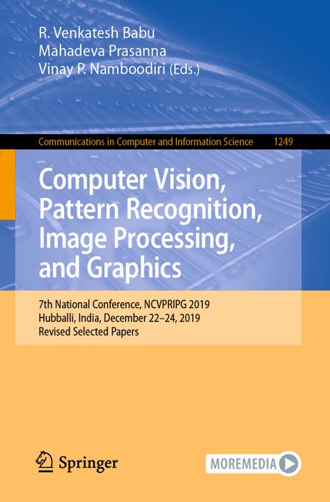 Produktbild Computer Vision, Pattern Recognition, Image Processing, and Graphics (2020)