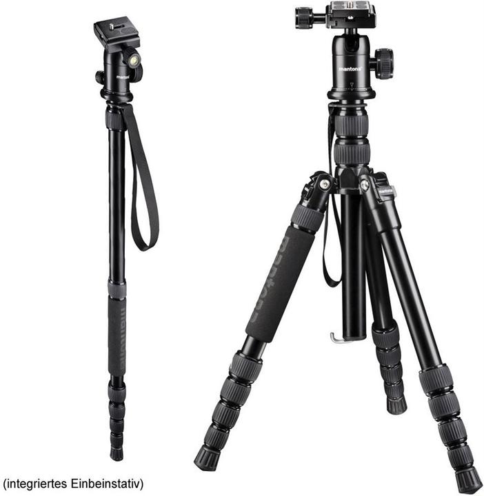 Image du produit mantona DSLM Travel noir Trépied de voyage (Métal)