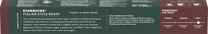 Image du produit Starbucks Italian Style Roast by Nespresso Dark Roasts (10 x Port.)