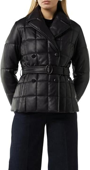 Actual product image Comma Outdoor-Jacke Steppjacke aus Lederimitat (42)