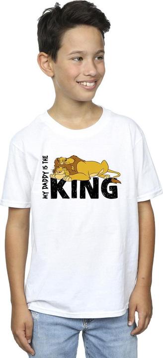 Actual product image Disney Boys The Lion King Daddy Is King T-Shirt (140, 146)