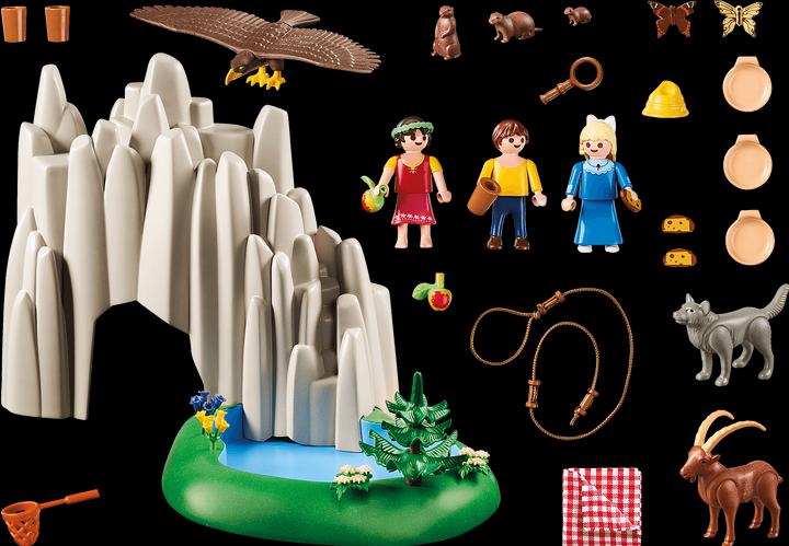 Actual product image Playmobil At the crystal lake with Heidi, Peter and Clara (70254, Playmobil Heidi)
