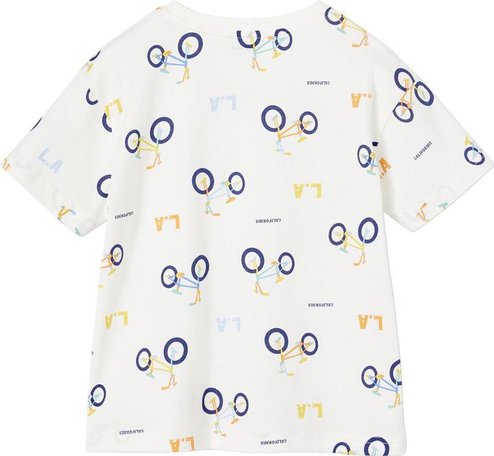 Actual product image Vertbaudet Bedrucktes Jungen T-Shirt mit Recycling-Baumwolle (128)