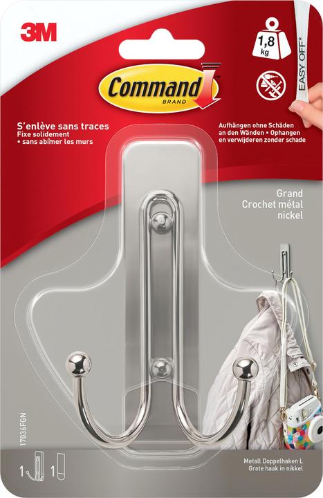 Actual product image Command Double hook