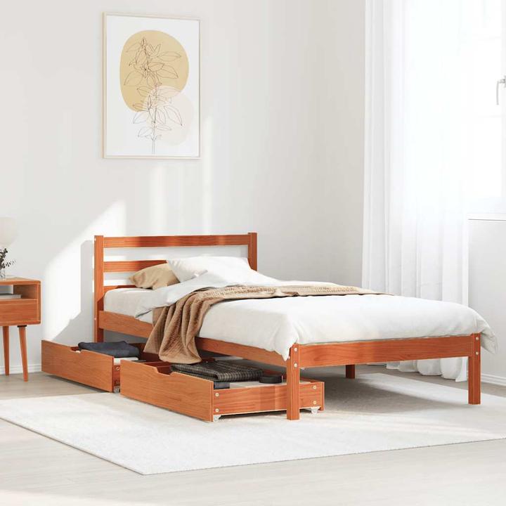 Actual product image vidaXL Bed without mattress 200x200 (200 x 200 cm)