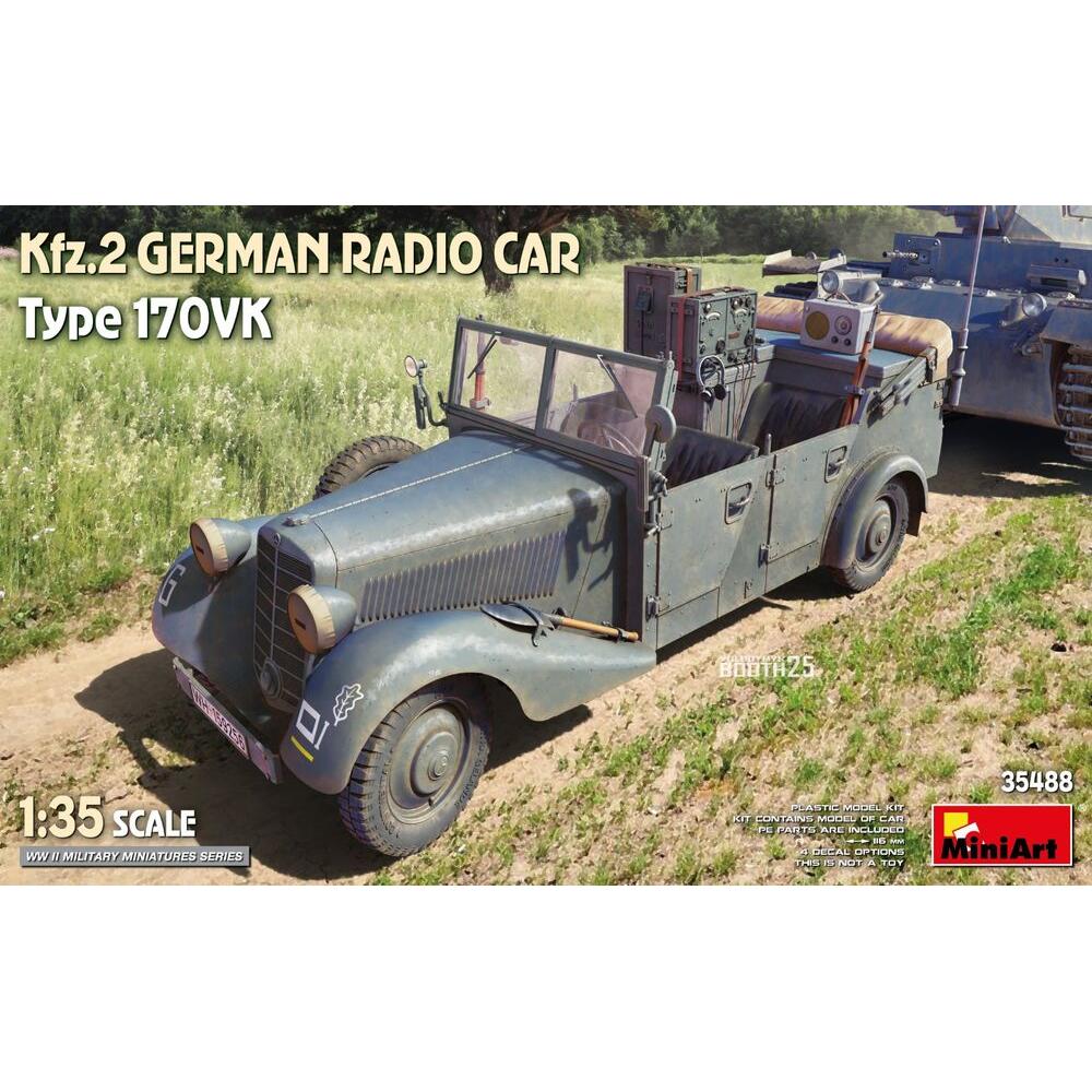 Mini art Kfz.2 German Radio Car Type 170VK