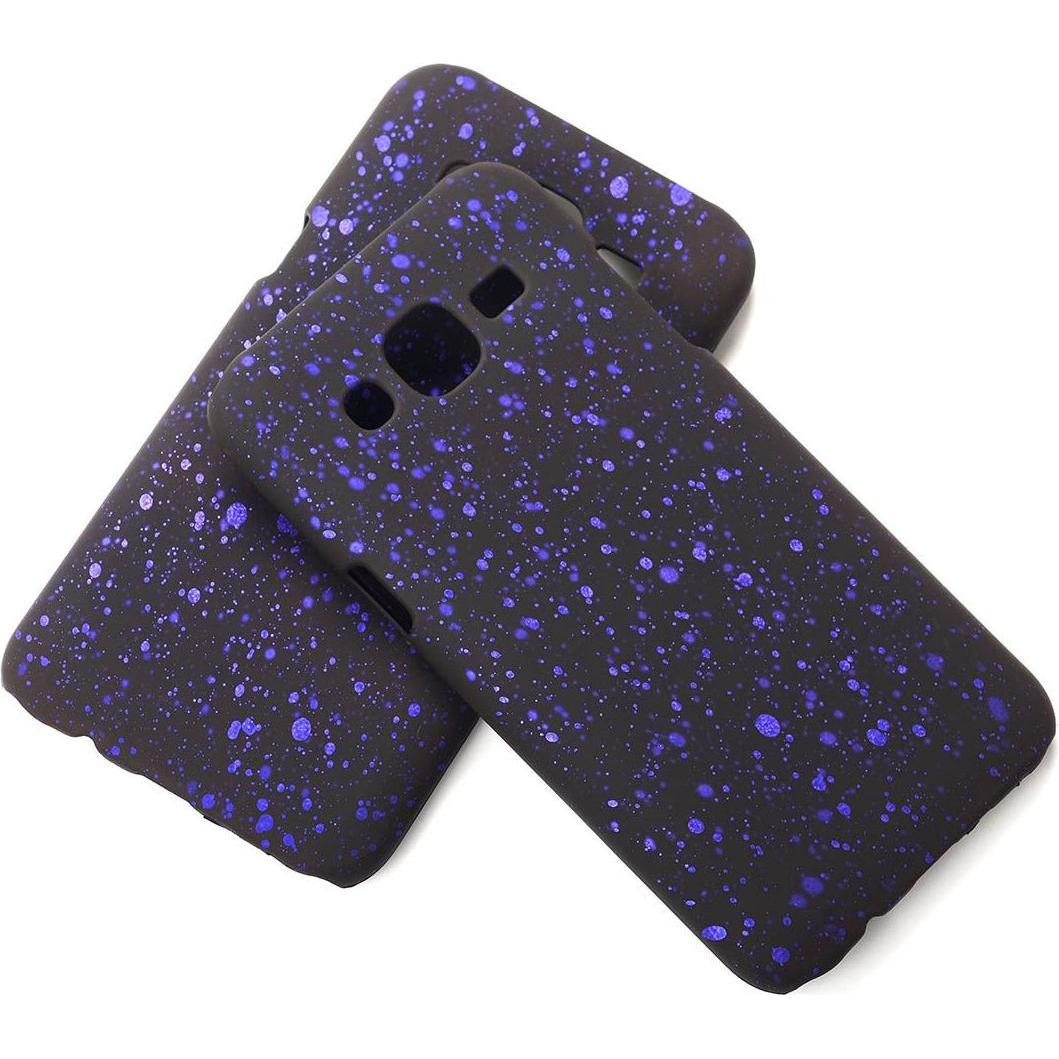 Thumbnail - König Design Handy Hülle Schutz Case Bumper Etuis für Samsung Galaxy J5 2015 3D Sterne Lila (Samsung Galaxy J5 (2015)), ...