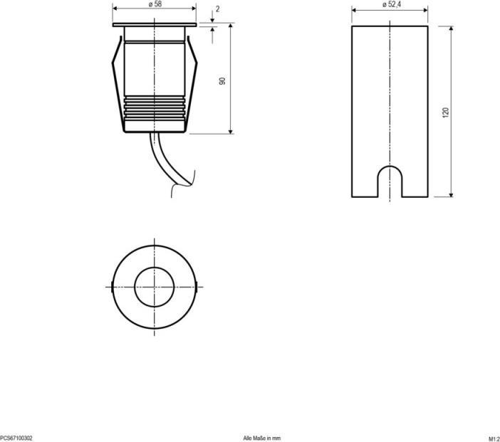 Actual product image EVN-Lichttechnik LED recessed floor luminaire (276 lm, IP67)