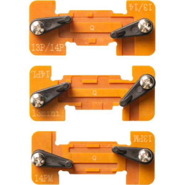 Qianli Akku Terminal Welding Stand fur iPhone 13 - 14 Series, 3in1, Batteria smartphone