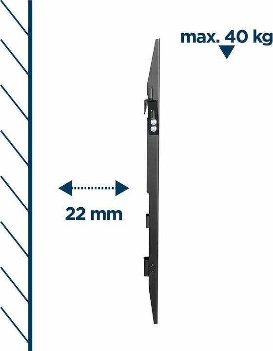 Produktbild Gembird Uchwyt ścienny do telewizora 37-70inch do 40 kg (Wand, 70", 40 kg)