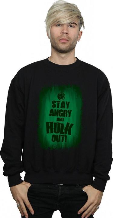 Image du produit - Sweat HULK STAY ANGRY - Homme (XXL)