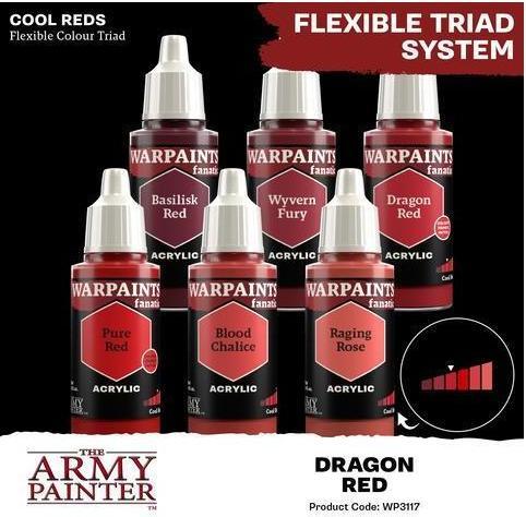 Actual product image The Army Painter Colour Warpaints Fanatic: Dragon Red 18 ml