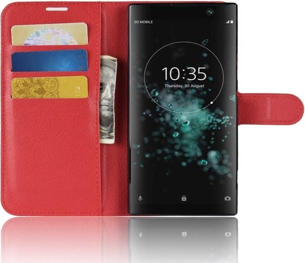 Produktbild MU Classic Litchi Leder Bookcover Series (Xperia XA2 Plus)