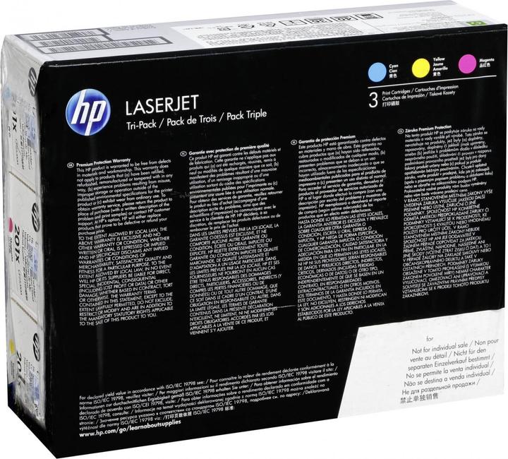 Image du produit HP 201X Tri-Pack 201X (M, C, Y)