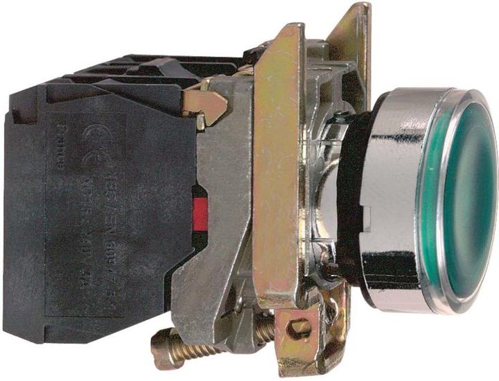 Produktbild Schneider Electric Leuchtdrucktaster XB4-BW33M5 grün