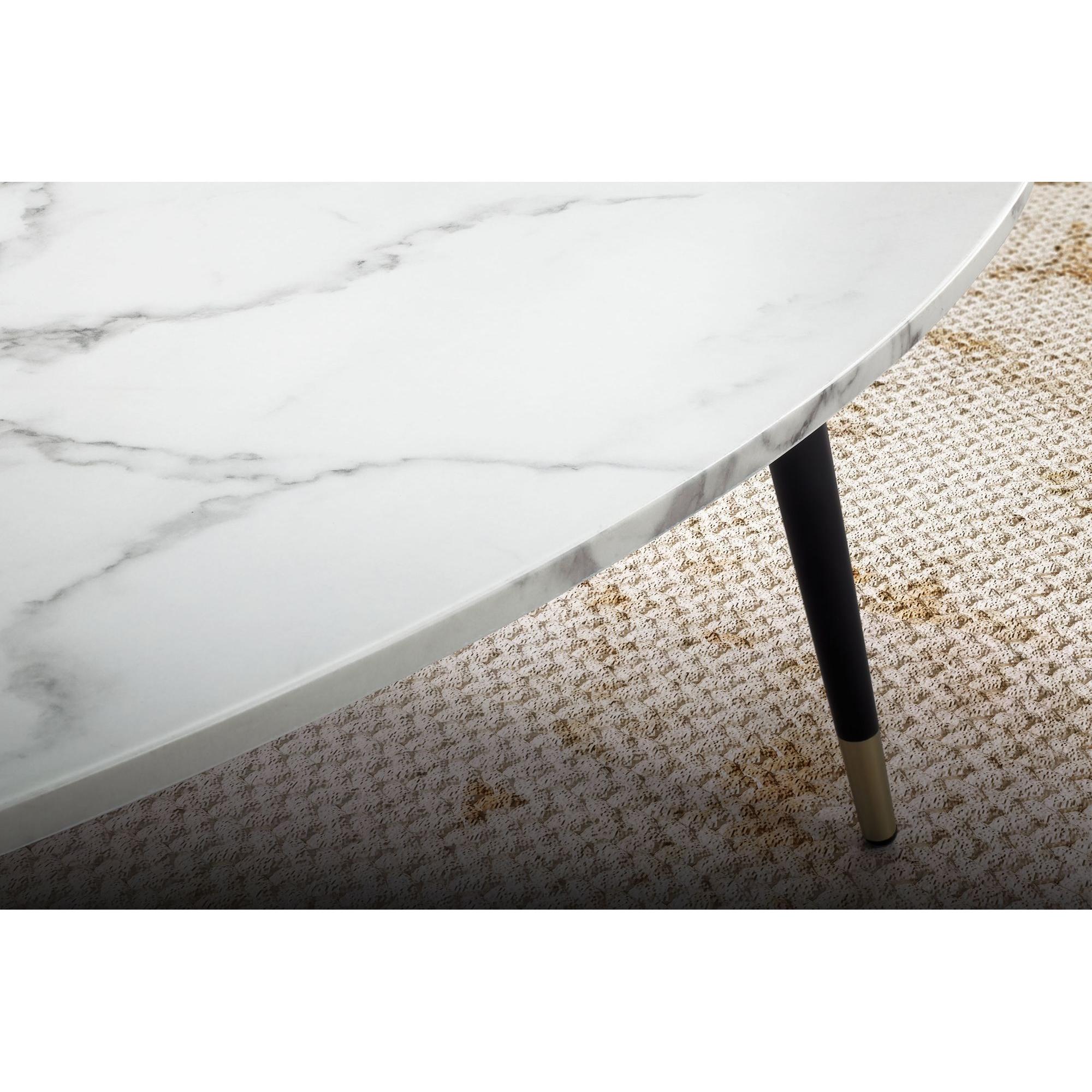 Thumbnail - FineBuy, Couchtisch + Beistelltisch, Dreibein (90 x 60 x 41 cm)