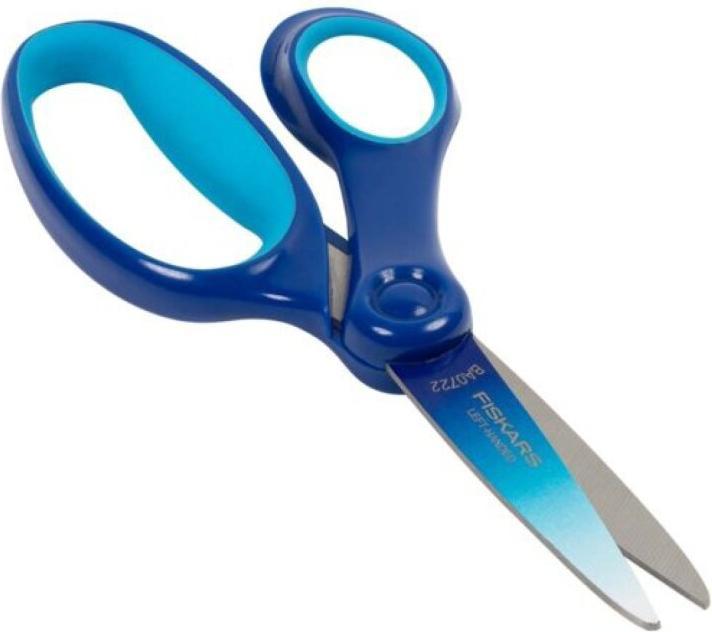 Actual product image Fiskars 1067854 Children's scissors, blue (15 cm)