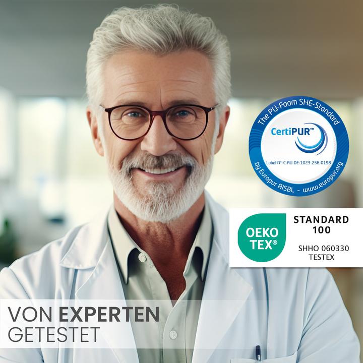 Produktbild Bestschlaf Visko-Mineralschaum Matratzenauflage Premium Spezial, Höhe 6 cm (80 x 200 cm)