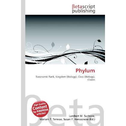 Thumbnail - Phylum, Fachbücher von Lambert M. Surhone, Miriam T. Timpledon, Susan F. Marseken