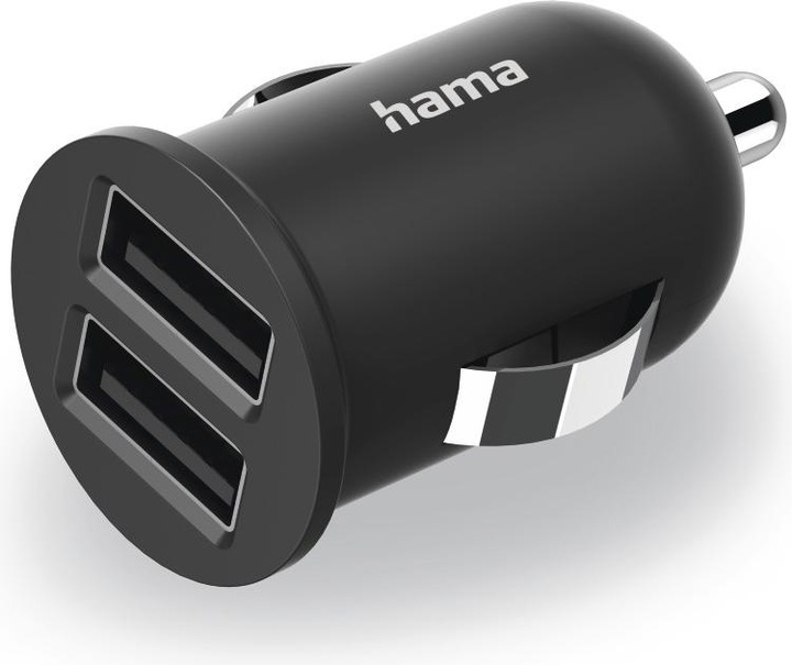 Produktbild Hama Kfz-Ladegerät, 2-fach USB, 2.4 A