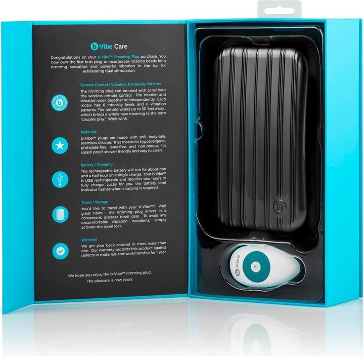 Produktbild Shots Rimming Remote Control Plug Teal