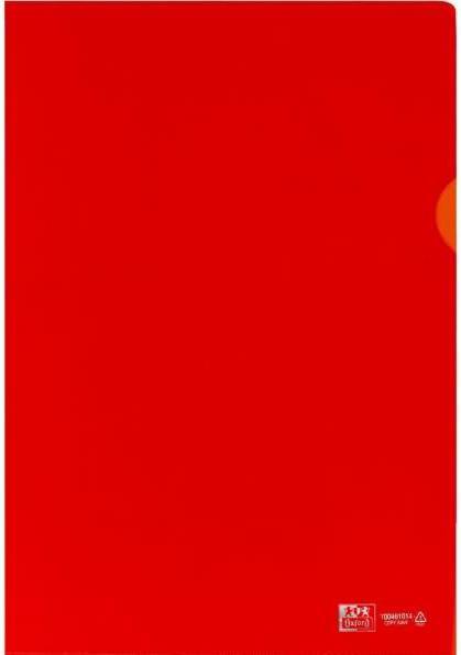 Actual product image Elba Premium document holder, DIN A4, PVC, crystal-clear, orange, 25-piece document-proof, transparent (A4, 25x)