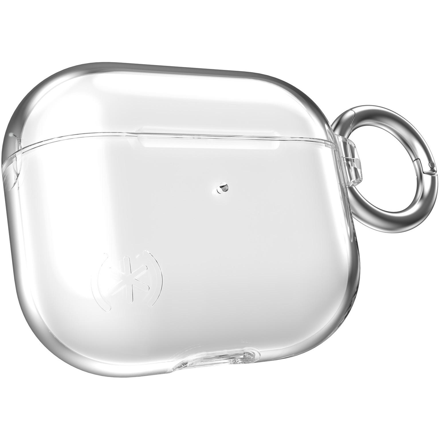 speck Presidio Perfect Clear Airpods 3 (Kopfhörer Tasche), Kopfhörertasche + Schutzhülle, Transparent