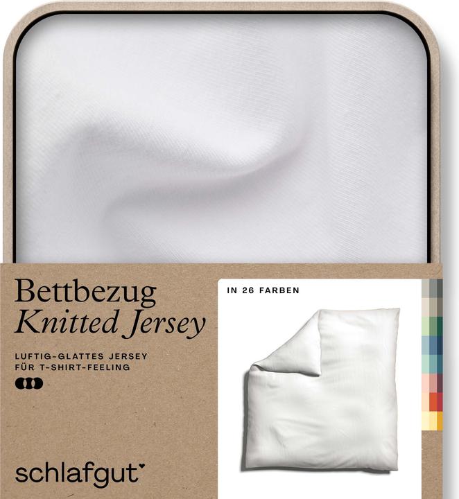 Produktbild schlafgut Knitted Jersey (Duvetbezug, 200 x 200 cm)