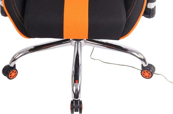 Actual product image CLP Limit XM office chair fabric, black/orange