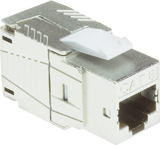 Actual product image ACT Keystone Jack CAT8 shielded toolless