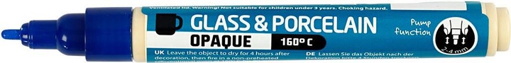 Actual product image Creativ Company Glass/porcelain painting pencil (Dark Blue, 4 mm, 1 x)