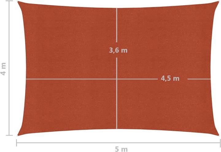 Actual product image vidaXL Sonnensegel (400 x 500 cm)