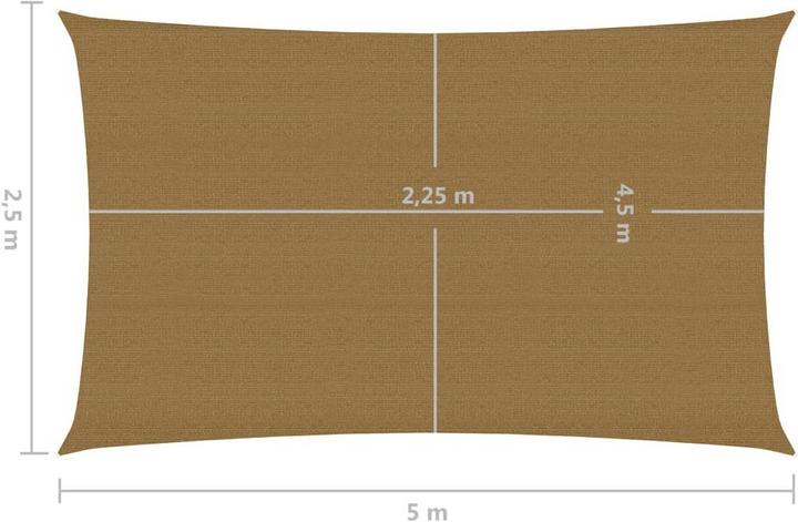 Actual product image vidaXL Sonnensegel (250 x 250 cm)