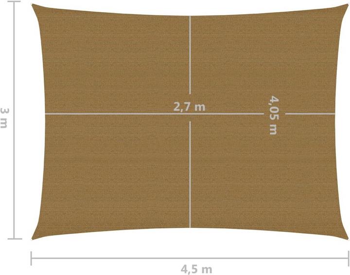 Image du produit VidaXL Sonnensegel (300 x 450 cm)