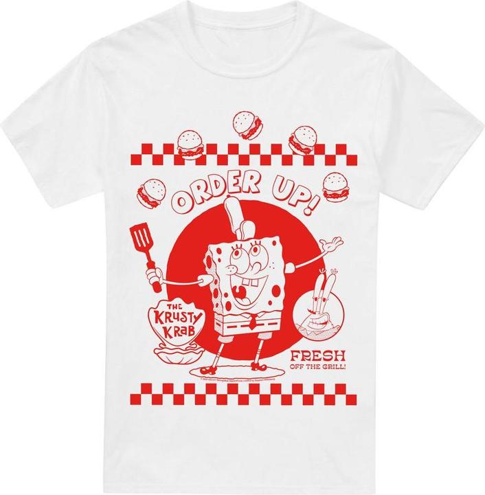 Immagine prodotto Spongebob Squarepants Order Up! Maglietta Uomo (3XL)