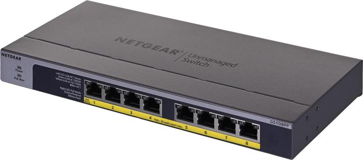 Image du produit Netgear Gs108pp (8 Ports)