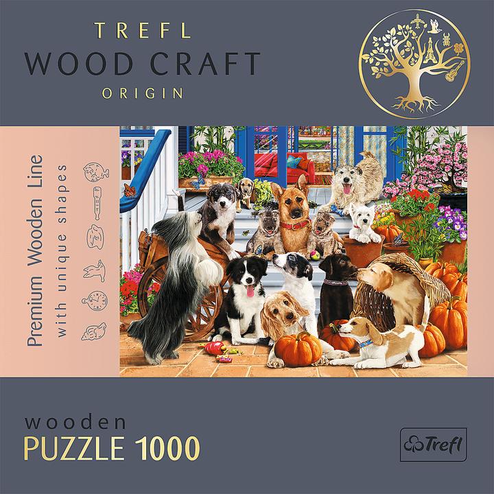 Produktbild Trefl Holzpuzzle 1000 Teile - Hunde (1000 Teile)