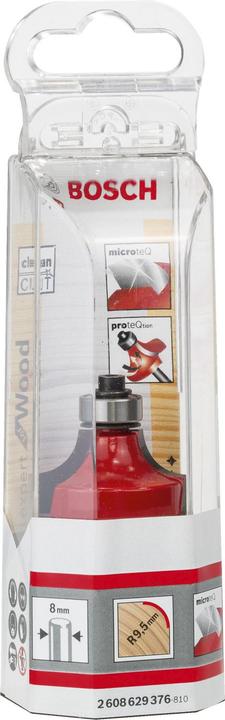 Actual product image Bosch Professional Zubehör Rounding cutter Expert for Wood, 8 mm, D 31.75 mm, R1 9.5 mm, L 18 mm, G 60 mm