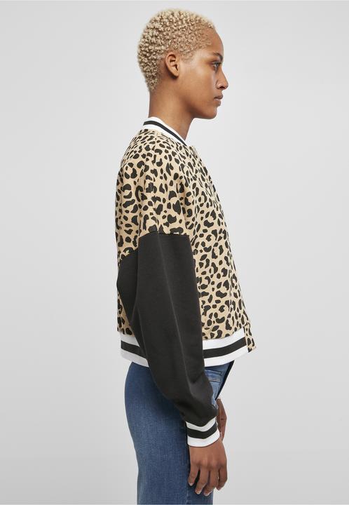 Produktbild Urban Classics Ladies AOP Oversized College Sweat Jacket - 21101 (XL)