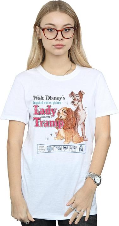 Produktbild Disney Lady And The Tramp Distressed Classic Poster TShirt (4XL)