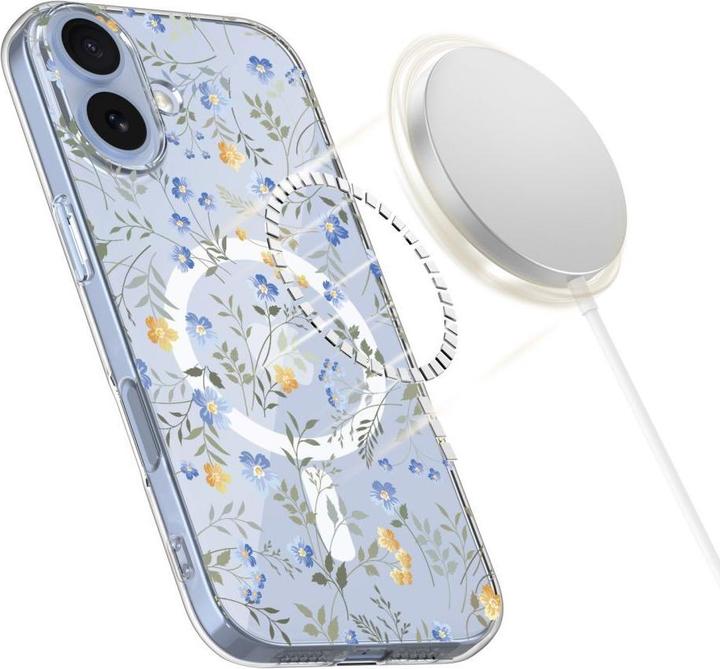 Produktbild Tech-Protect FlexAir MagSafe Case für iPhone 17 – Gänseblümchen mit Blättern (Apple iPhone 17)