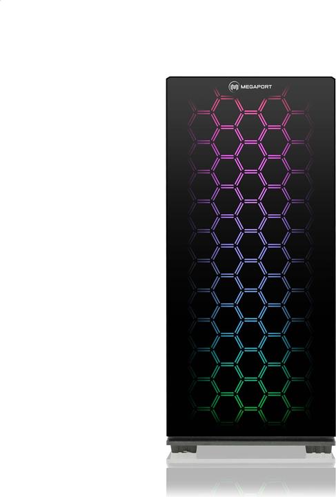 Produktbild Megaport Gaming PC AMD Ryzen 5 5600X • GeForce RTX3060Ti • 83-DE (AMD Ryzen 5 5600X, 16 GB, 1000 GB, GeForce RTX 3060 Ti)
