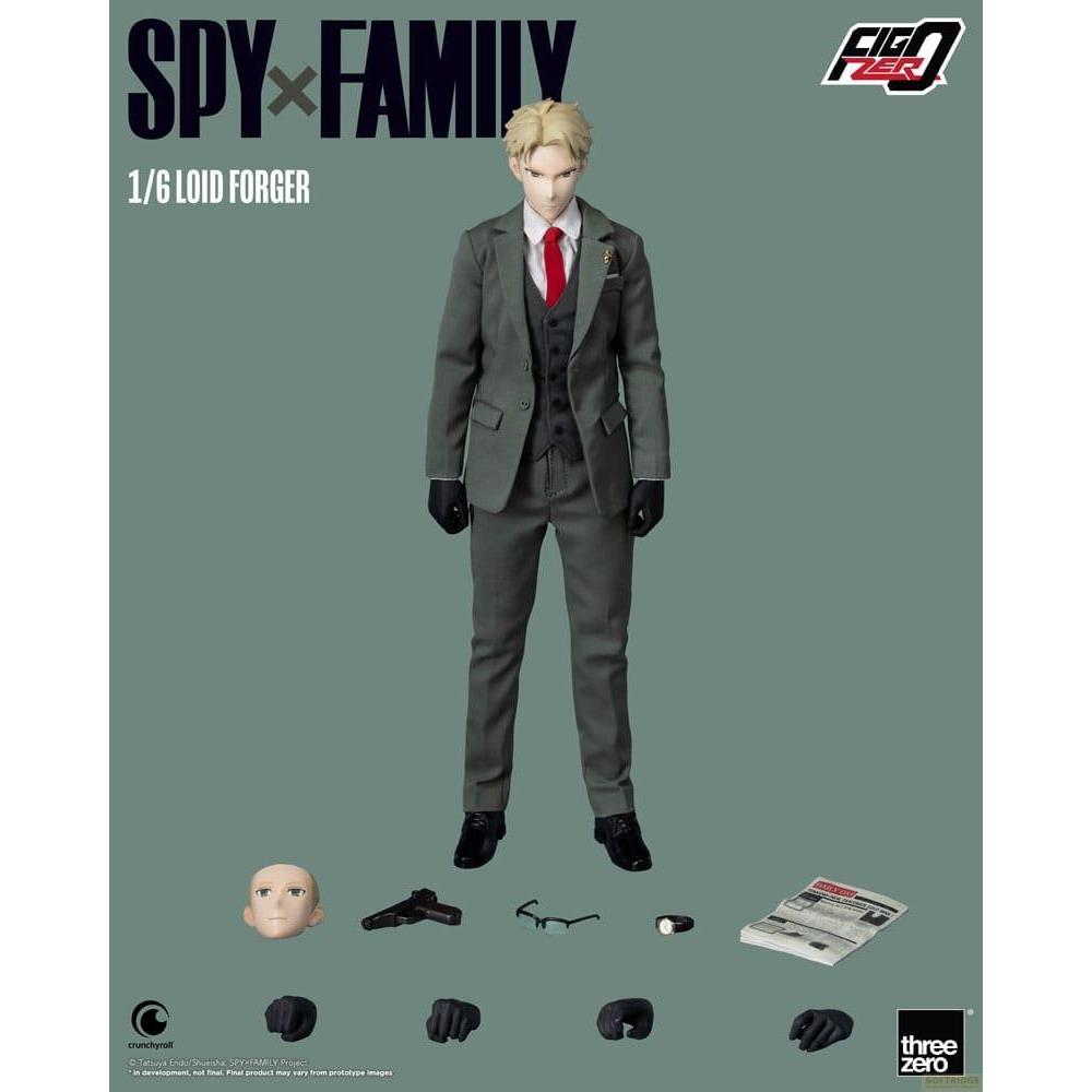 Thumbnail - ThreeZero Spy x Family FigZero Actionfigur 1/6 Loid Forger 31 cm