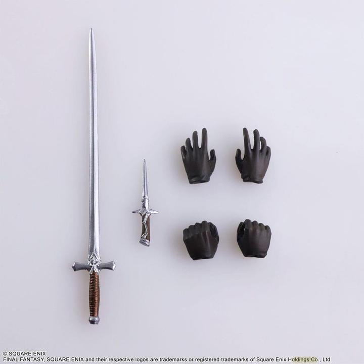 Actual product image Square Enix Final Fantasy VII Bring Arts Action Figure Joshua Rosefield 15 cm