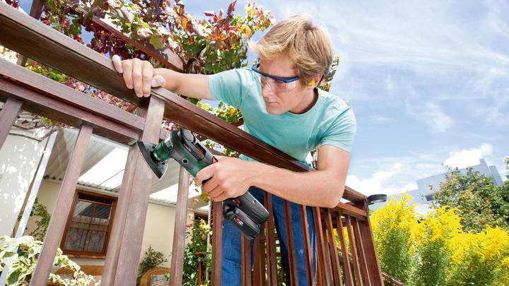 Actual product image Bosch Home & Garden AdvancedMulti 18 without battery and charger