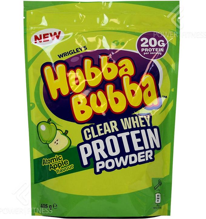 Actual product image Hubba Bubba Clear Whey (Atomic Apple, 1 pcs., 405 g)