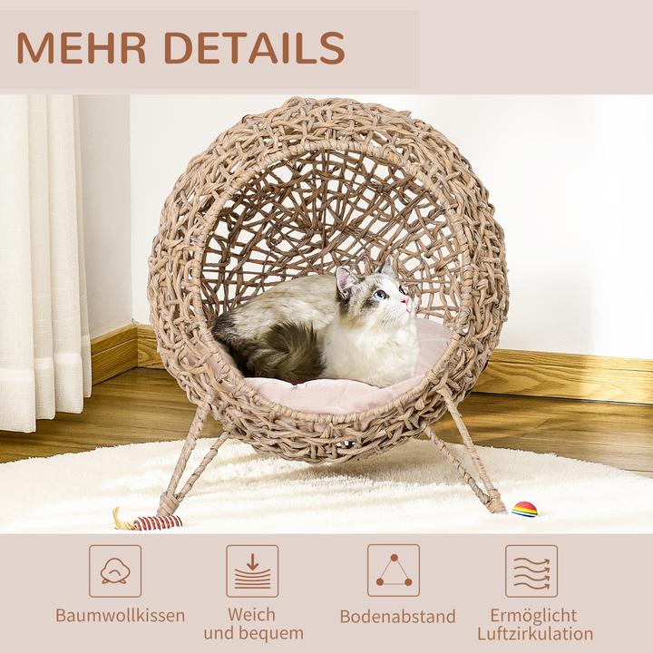 Actual product image PawHut Cat basket with cushion (Cat)