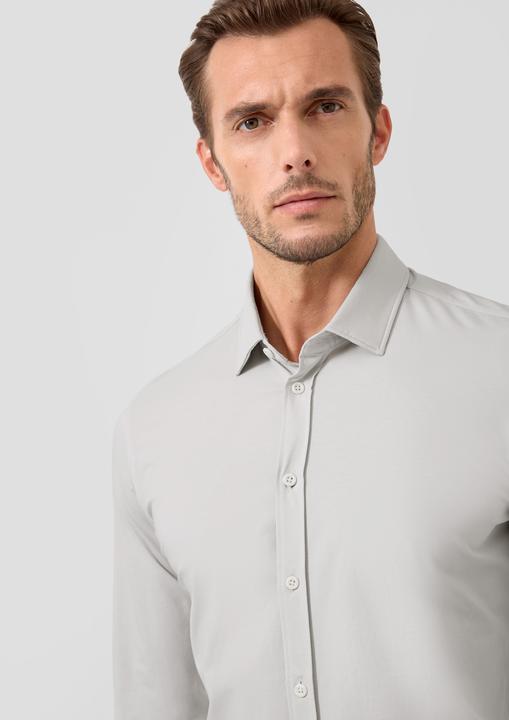 Immagine prodotto s.Oliver Hemd Tailored Fit: Elegantes Langarmhemd aus Edeljersey (40)