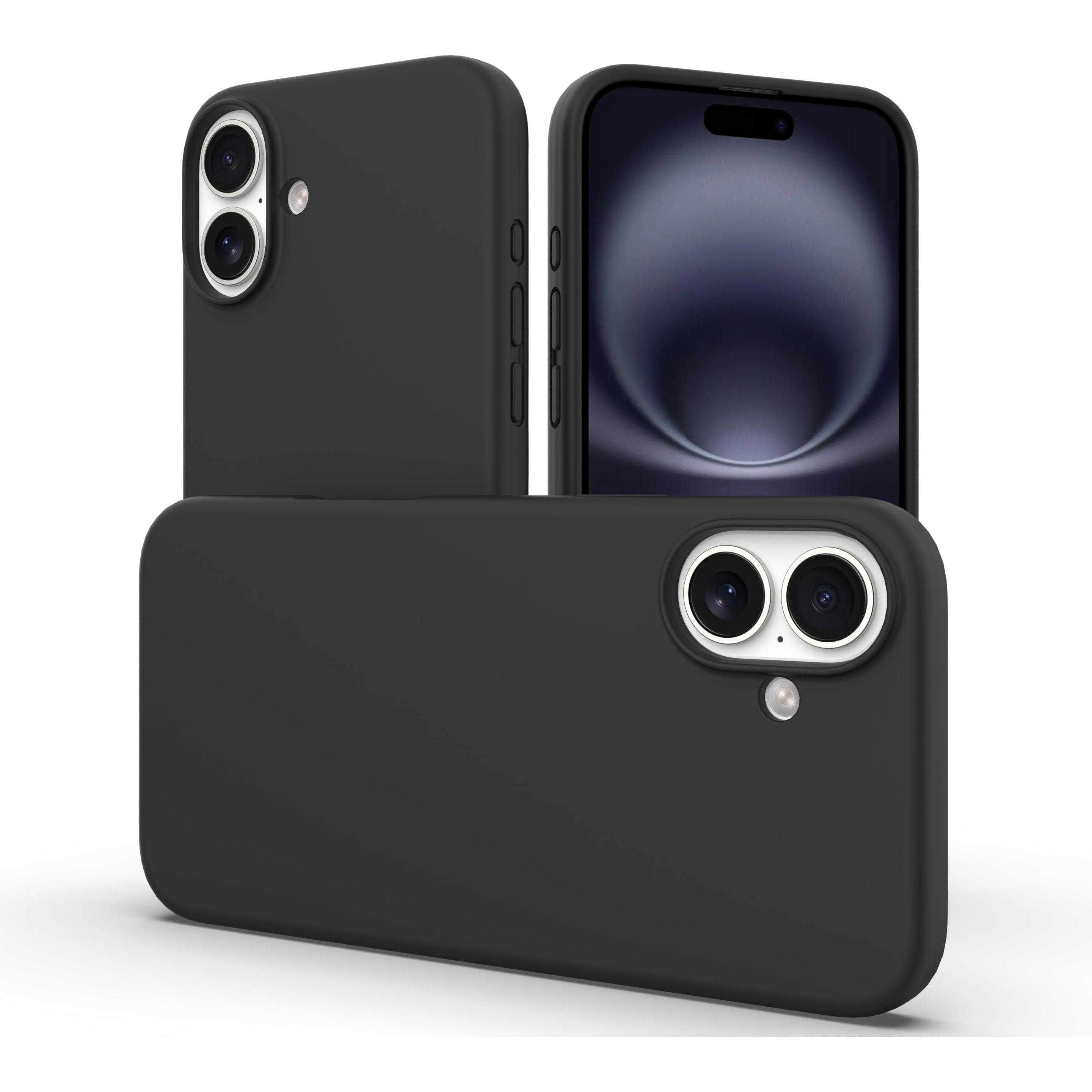 Nevox StyleShell Shock - iPhone 16 Plus bk (Apple iPhone 16 Plus), Smartphone Hülle, Schwarz
