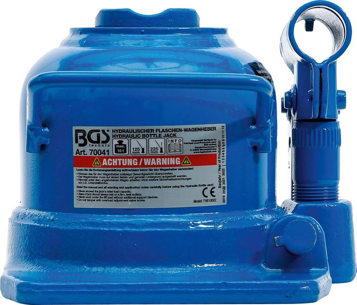 Actual product image BGS Hydraulic Bottle Jack | extra flat | 10 t